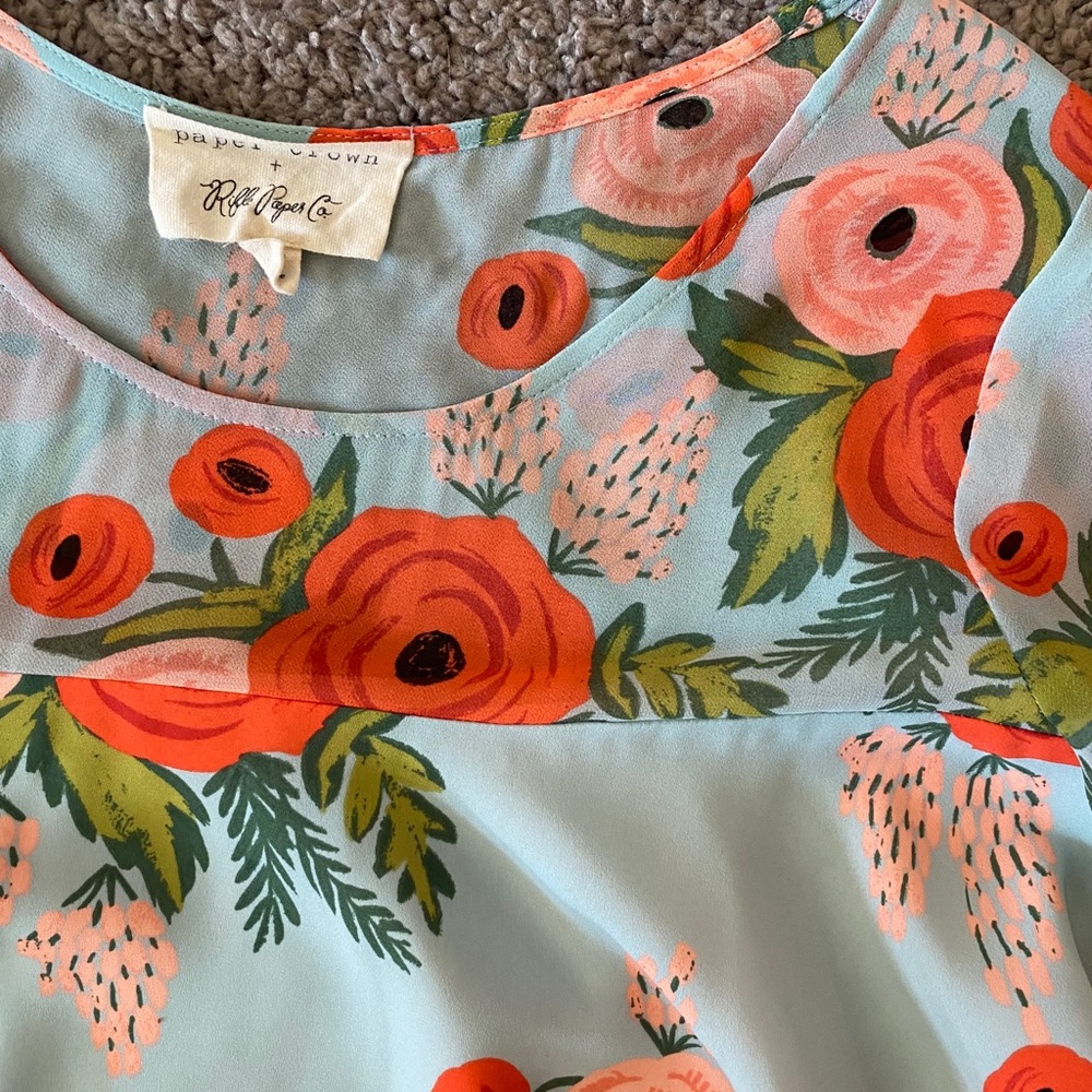 Paper Crown / Rifle Paper Co. floral dress